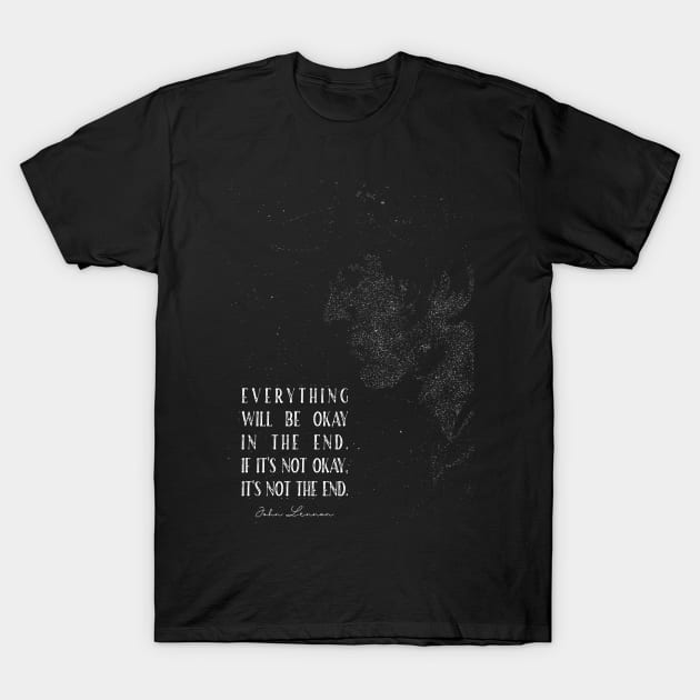 john lennon quote T-Shirt by BAJAJU